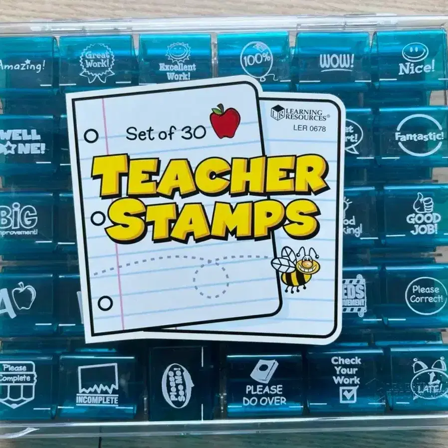 티처 스탬프 세트 (30개) (teacher stamps)