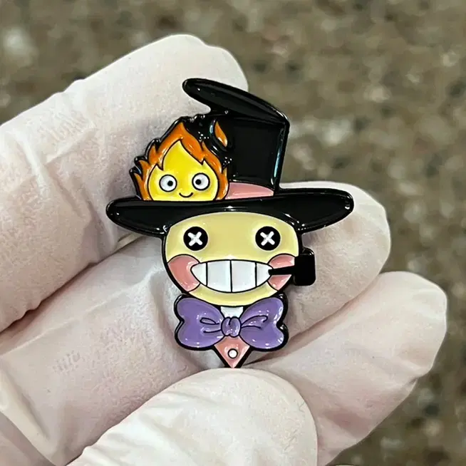 Ghibli HowlMoving Castle HowlCalcifer Scarecrow Badge