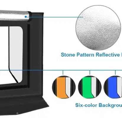 사진 스튜디오 미니 접이식 LED 스튜디오 40x40