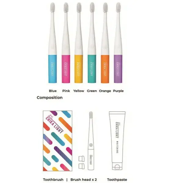 치카라이트 CHIKA BULE LED Toothbrush