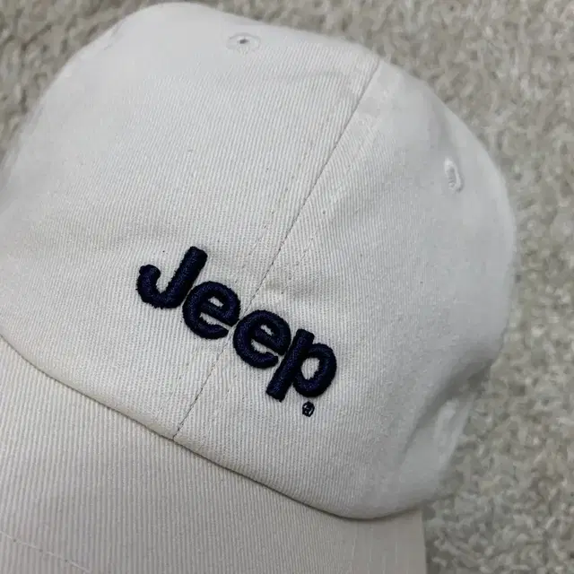 jeep 베이지 볼캡 모자