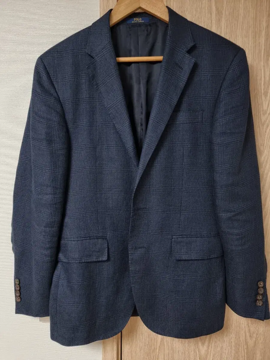 Polo Ralph Lauren/Navy linen jacket/38S