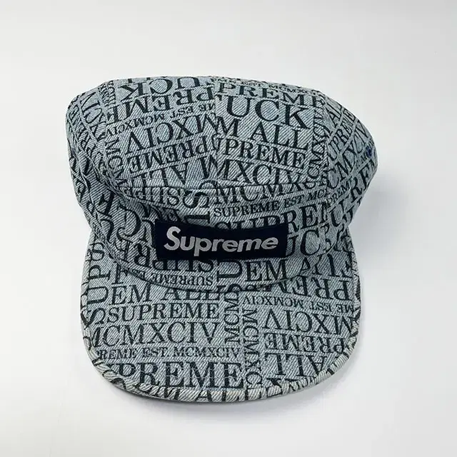 SUPREME 15AW Fuck Em All Denim 슈프림 캠프캡