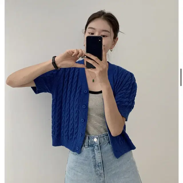 언더비 hiji cotton cardigan