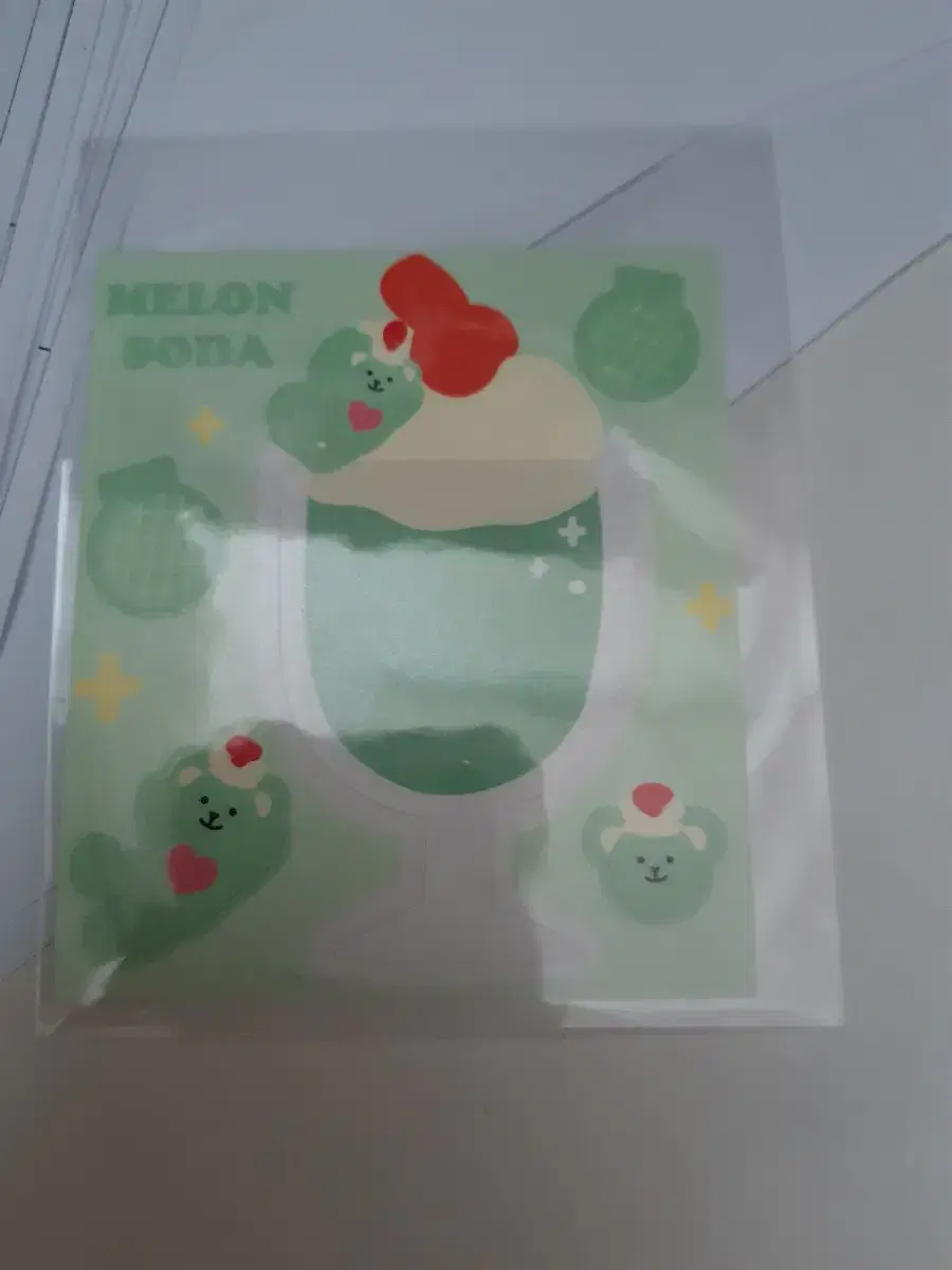 Meron Soda Bear Removable Sticker