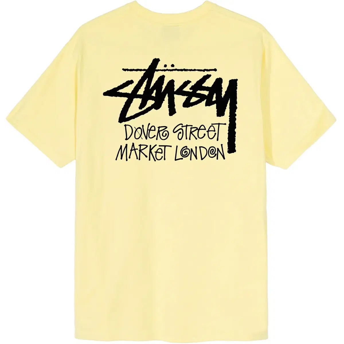 [M] Stussy X DSM London Yellow Short Sleeve Tee (당일배송접수)