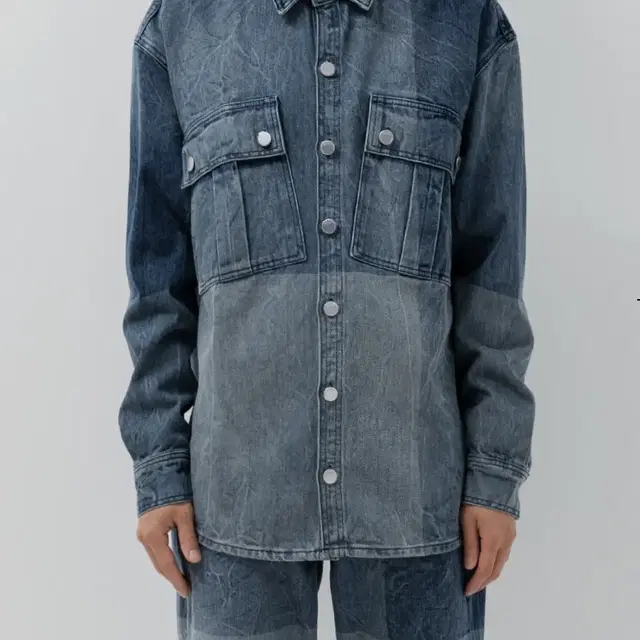 032c jumbo denim shirts jacket 점보데님