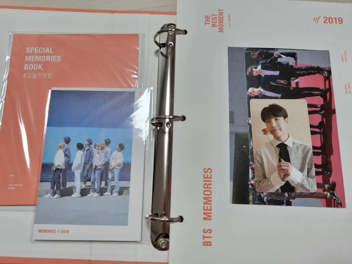 BTS 2019 Memories Charms Photocard with pre-order benefit