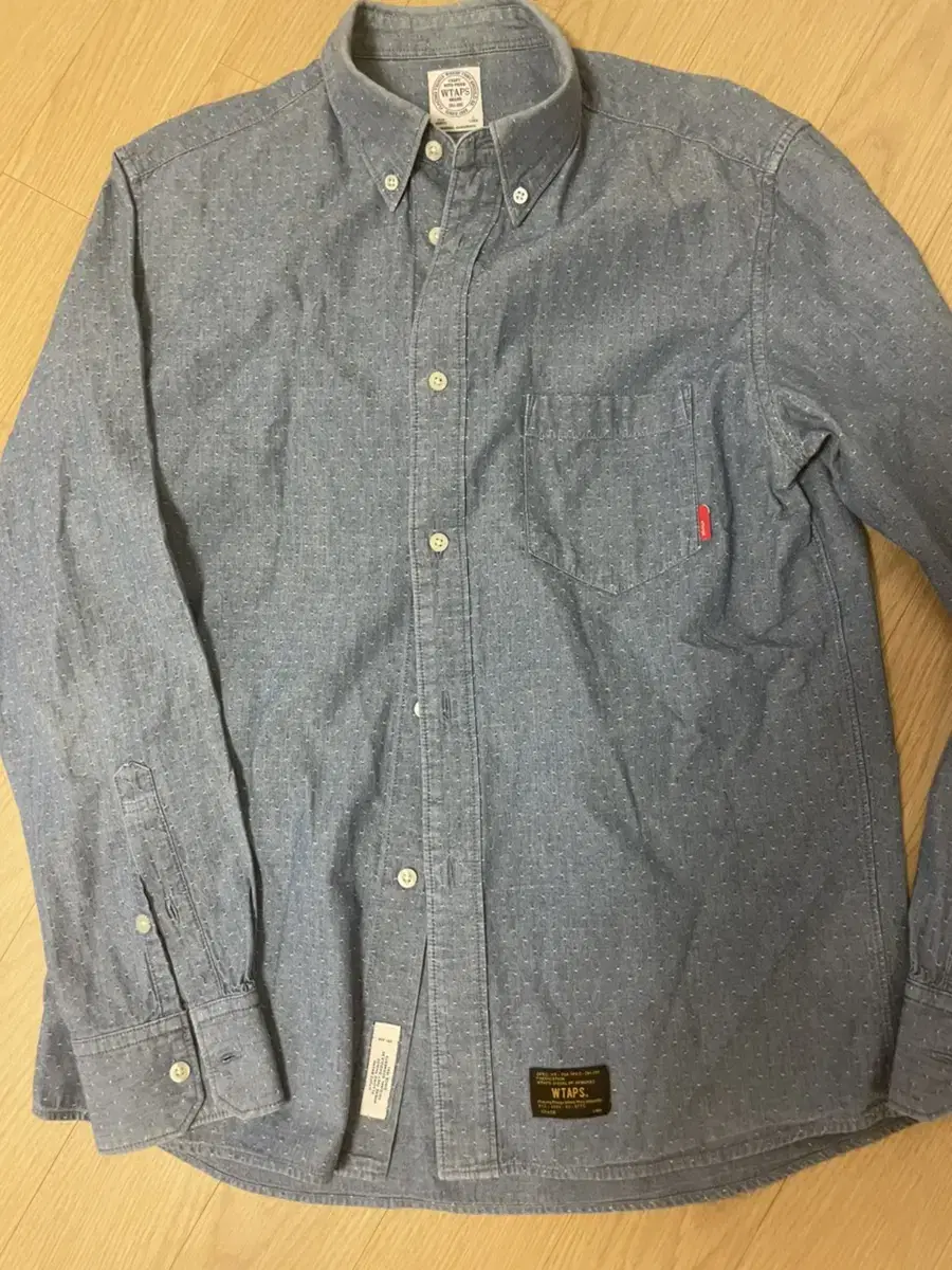 wtaps Double Tap Denim Shirt L