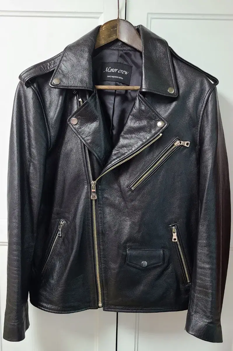 -Reduced price - Riding leather jacket