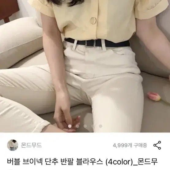 브랜디 후기 700개 반팔 블라우스