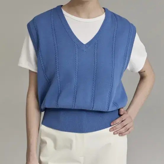 아쎄르-Twist Vest(Royal Blue)