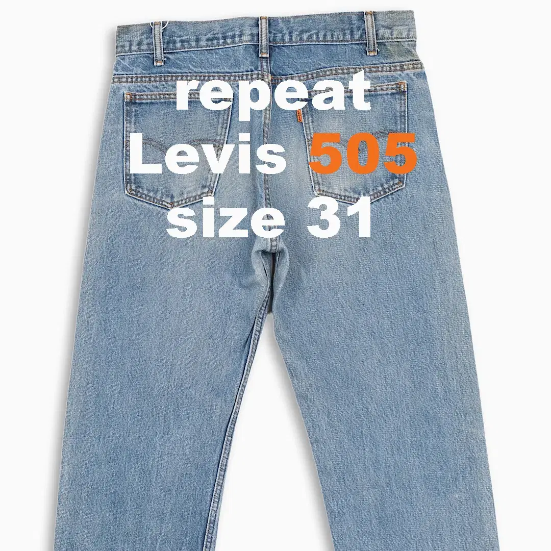 Levi's 505 Orangetab 31 Size Straight Fit Jeans .OR5053330