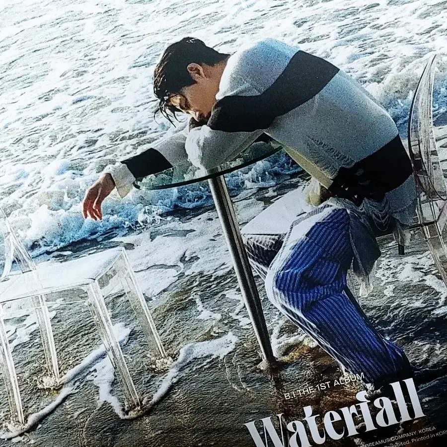 김한빈 비아이 포스터 (waterfall)