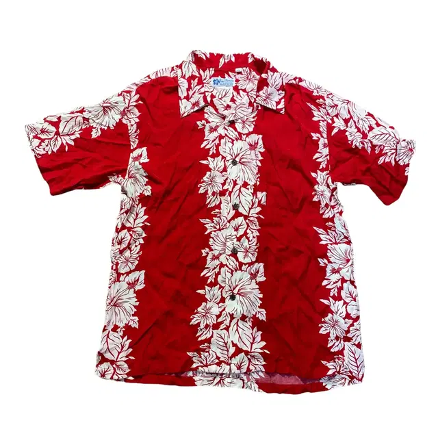 BLOODY FLOWER ALOHA SHIRT (L)