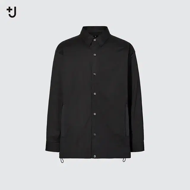 [BLACK/GRAY] 유니클로 질샌더 +J +J오버사이즈 셔츠 블루종