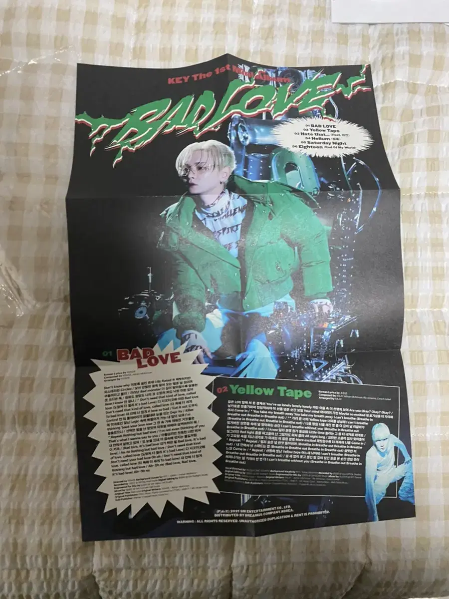 Shinee key Gibeom KEY Solo album Grounding poster