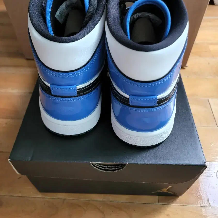 Jordan 1 mid SE Signal blue 265