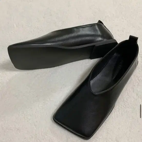 웨스트서울 스퀘어 로퍼 square loafers 블랙 235