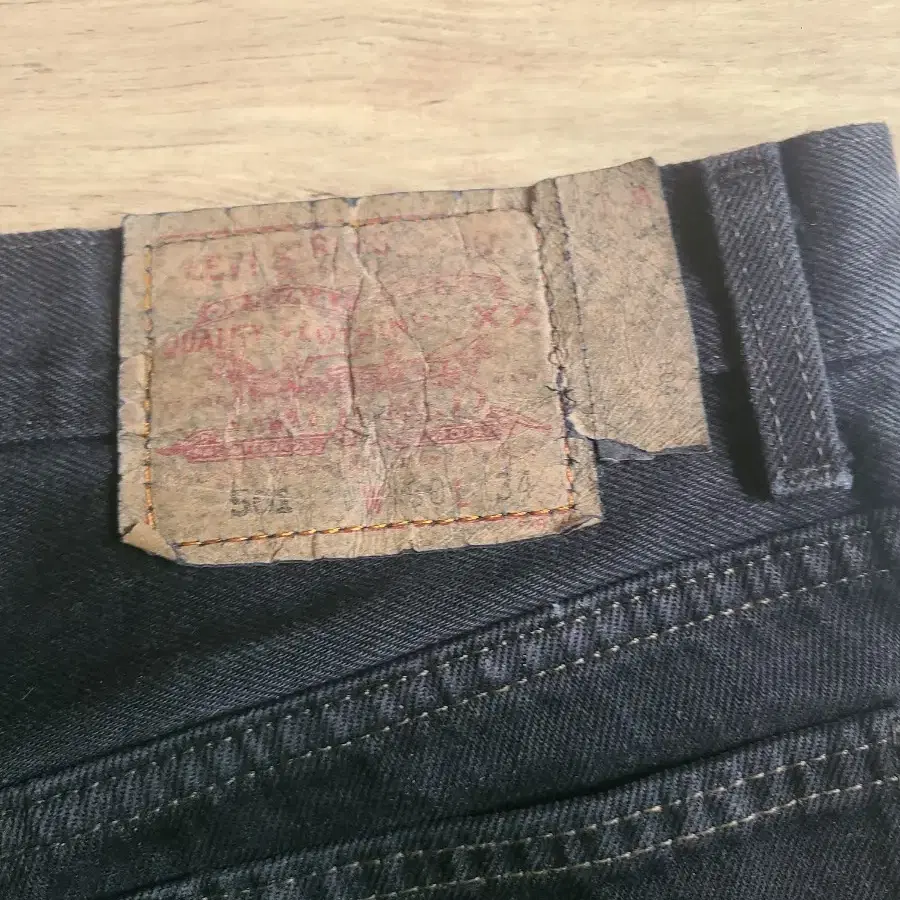 90s levis 501 흑청 made in usa