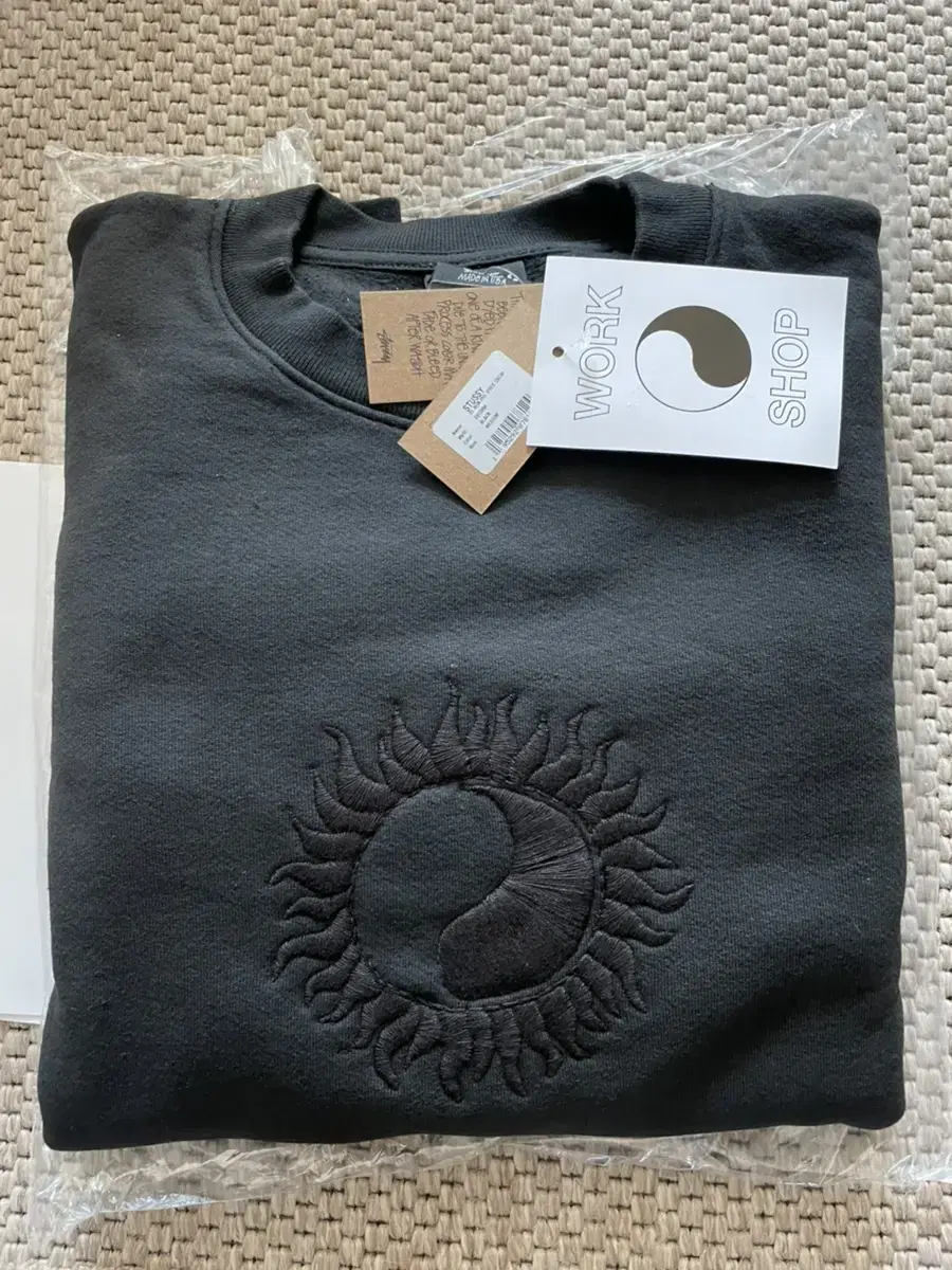 Haregashi Stussy Sun Pigmented Dyed Crew Neck Sweater