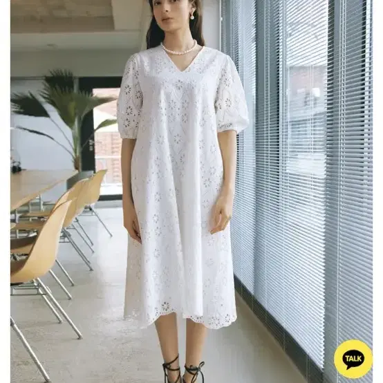 EYEYE SWAN EYELET LACE MAXI DRESS_WHITE