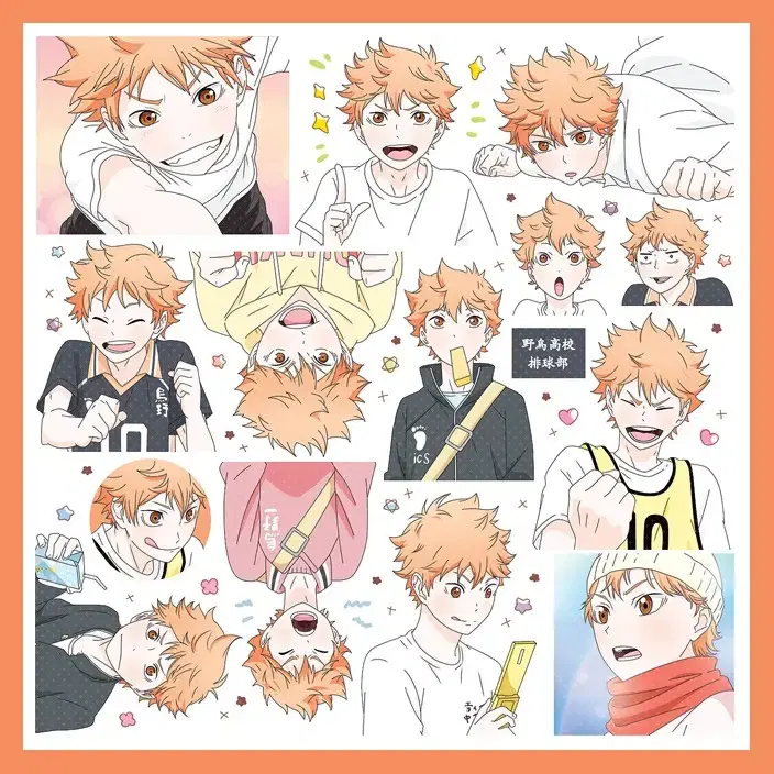 haikyuu hinata sticker instagram printstickers