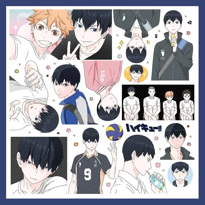 Haikyuu Kageyama sticker instagram printstickers