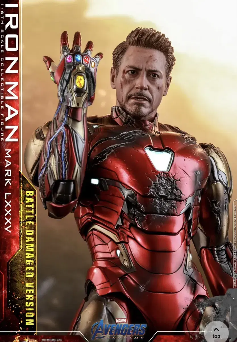 [Unsealed] 1/6 Hot Toys Iron Man Mark 85 Battle Damage