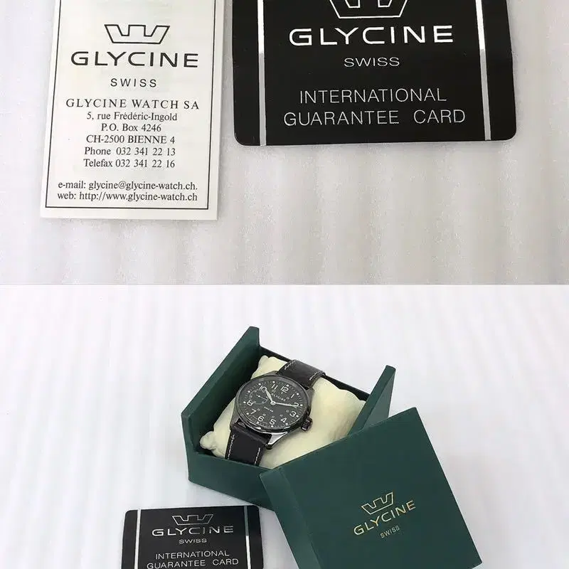 GLYCINE  글라이신   KMU 48 상자 첨부 정식벨트 포함