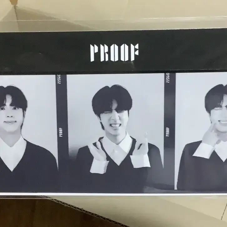 방탄 프루프 석진 엽서 세컷 포카 7종