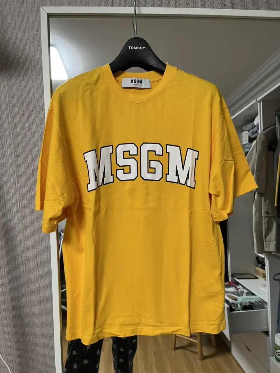 MSGM 여성 오버핏 반팔 XS 정품