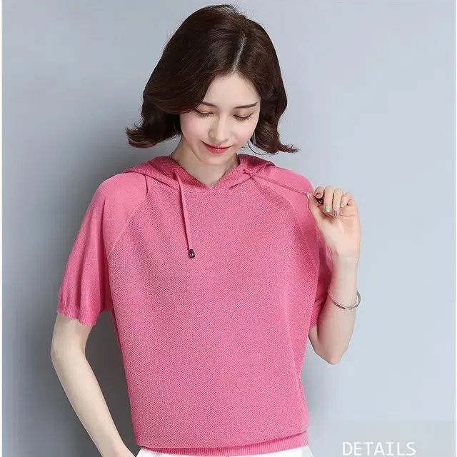 후드 반팔 티셔츠 M~3XL 6컬러