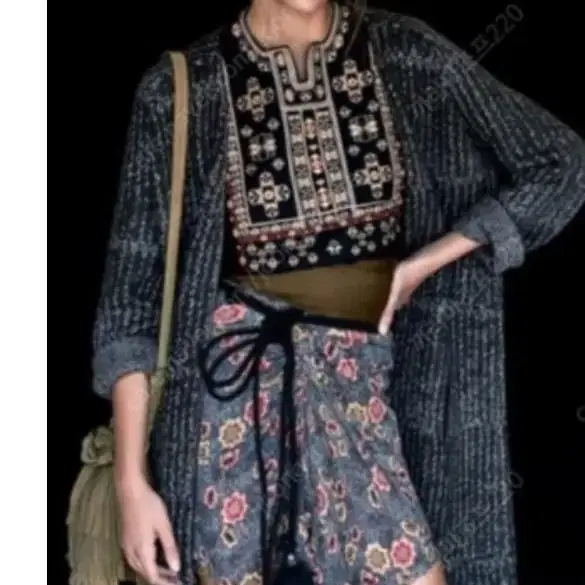 Isabel marant) draping floral skirt. 정품