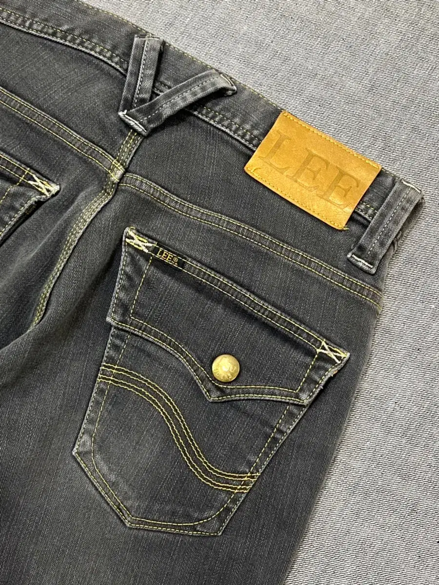 Lee Riders Yellow Stitched Denim Pants