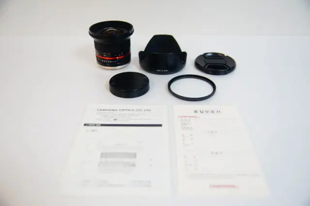 [소니용] 삼양옵틱스 12mm f2.0 미러리스용 렌즈(18.5만원)