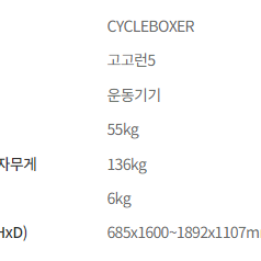 렌탈  [고고런5] 싸이클 복서