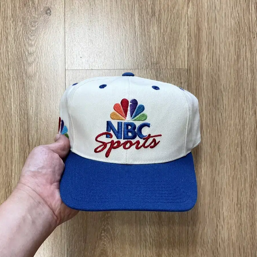 택포) 국내 유일 NBC sports (스포츠) 빈티지 투톤 볼캡 모자