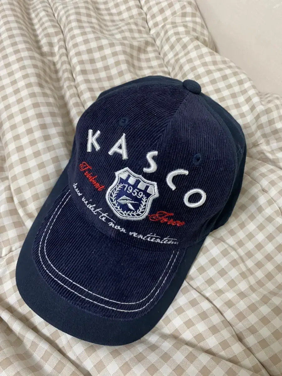 거의새것 카스코 kasco 코듀로이 캡 모자