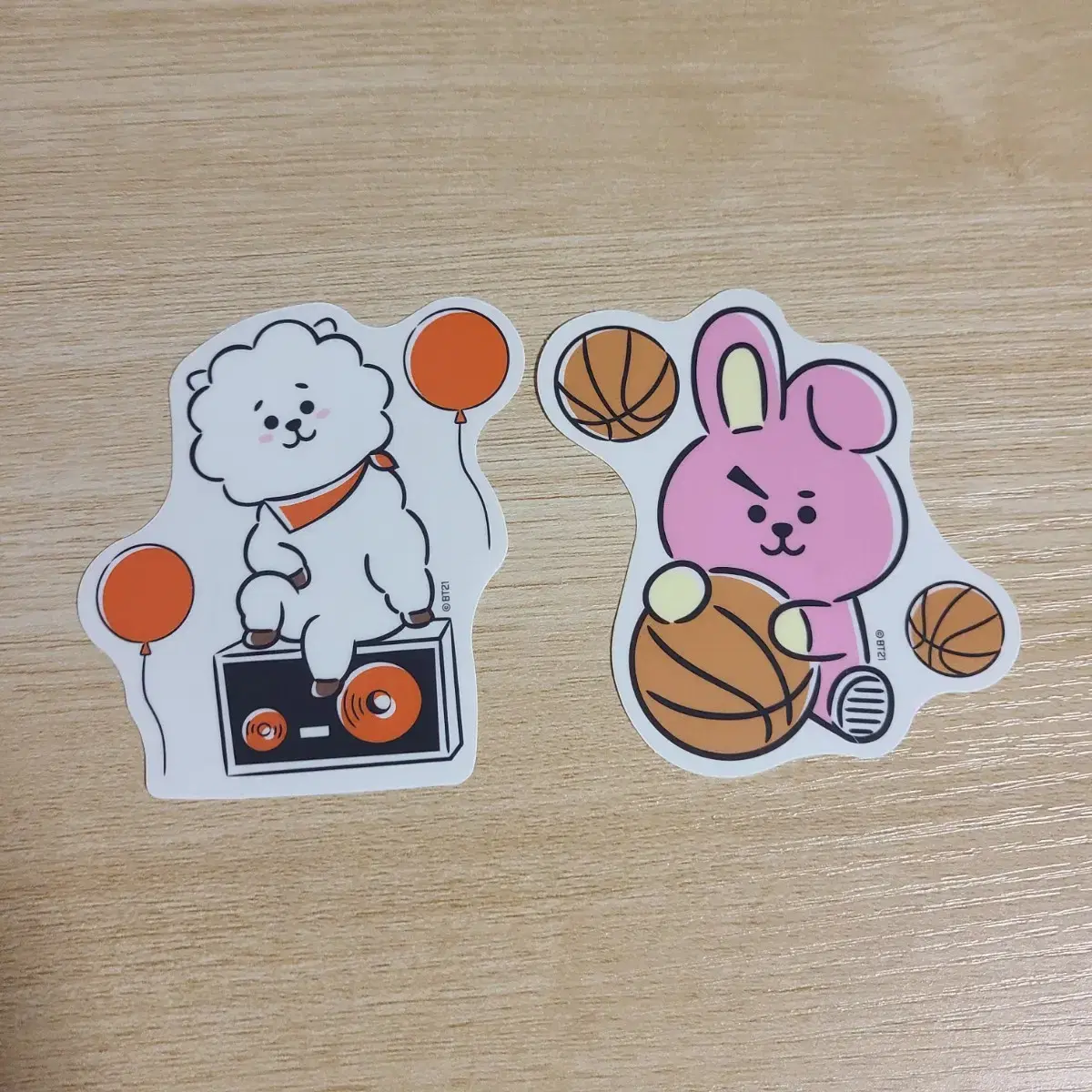 [Chapter 2 bulk] BT21 R.J., Cookie Deco Big sticker I'm selling!