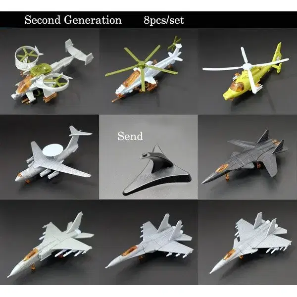 새 afanda fighter 비행기 프라모델 4D 조립 장난감 블럭