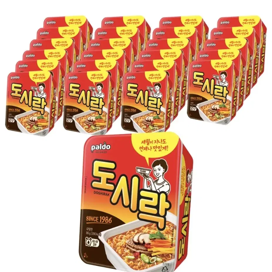 팔도 도시락 컵라면 86g 24개 무료배송 컵라면도시락 라면