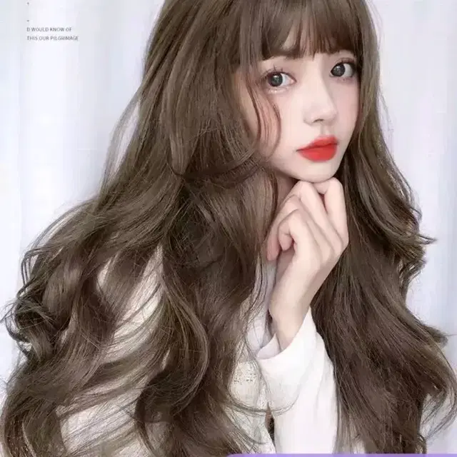 long curly hair내츄럴웨이브/살롱펌