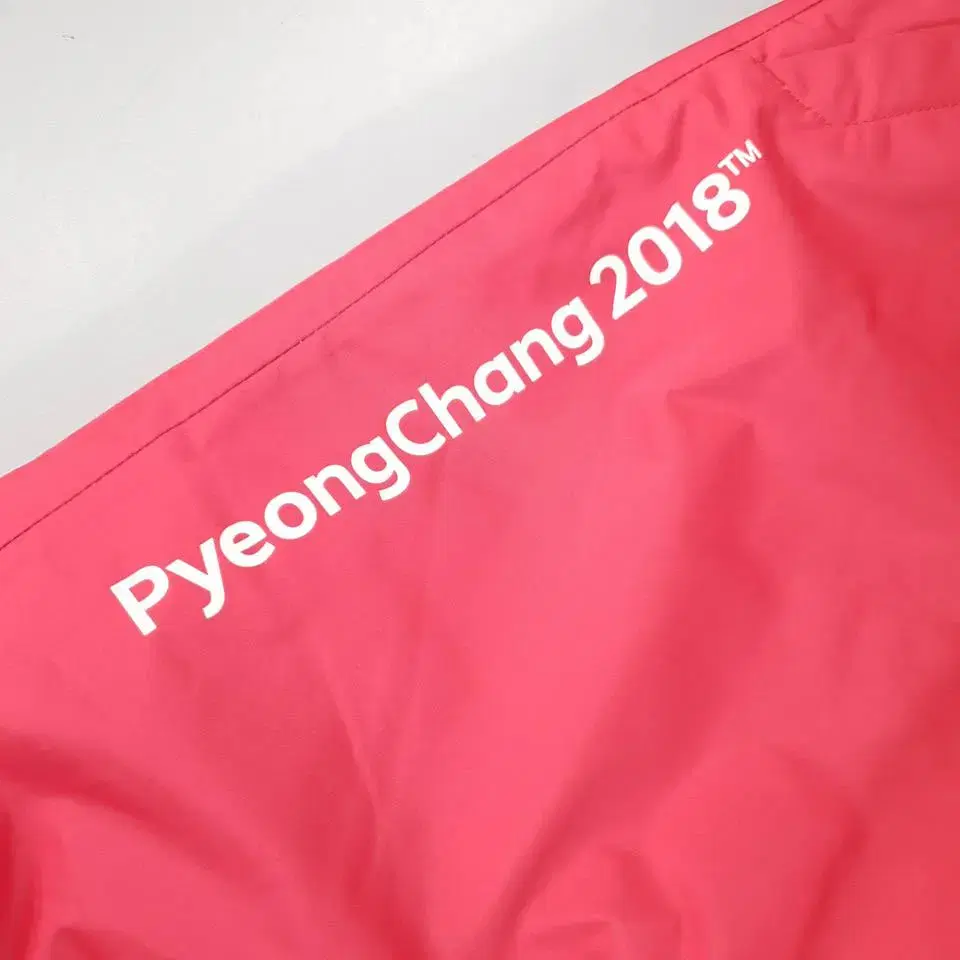 노스페이스 레드 평창올림픽 2018 프린팅 로고 스키바지 방한팬츠 새상품