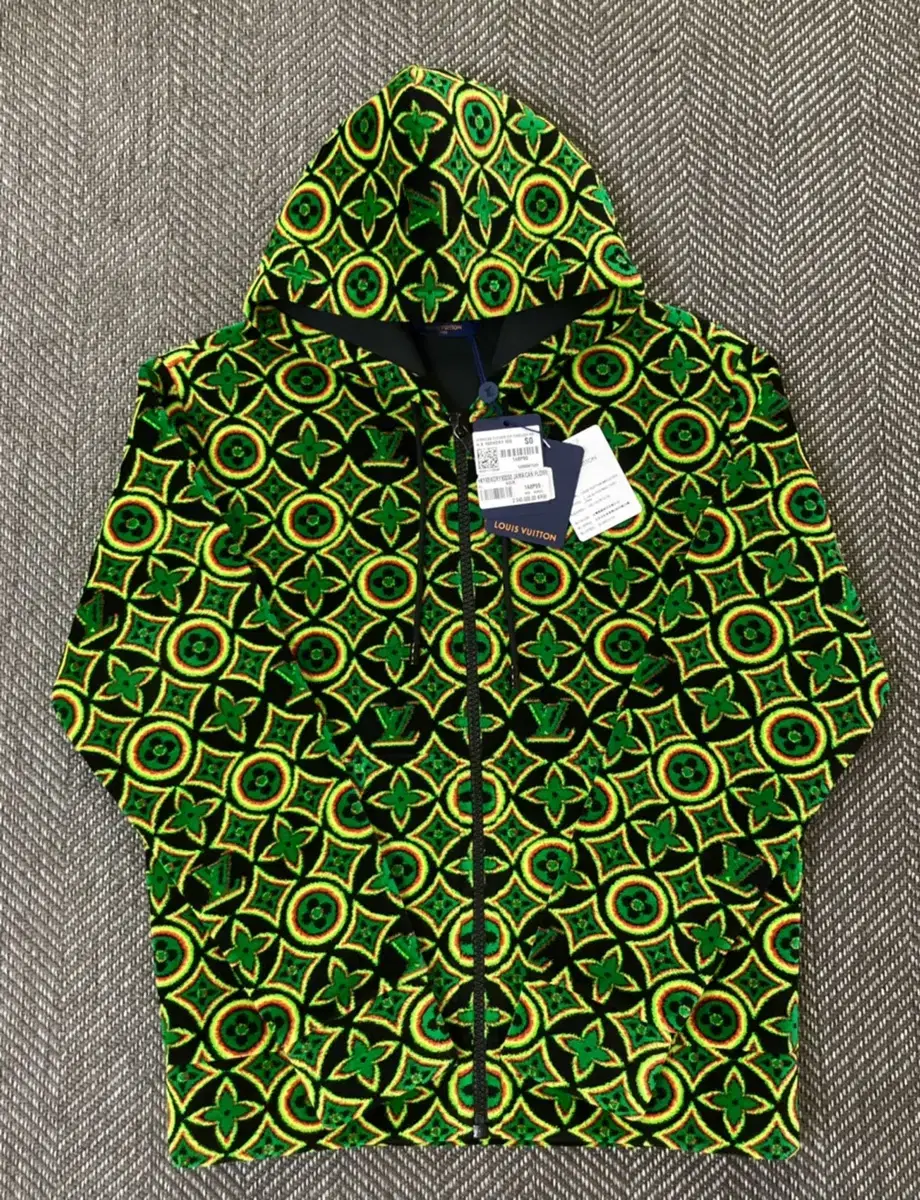 (Genuine) Louis Vuitton Jamaican Flower Hoodie Zip Up