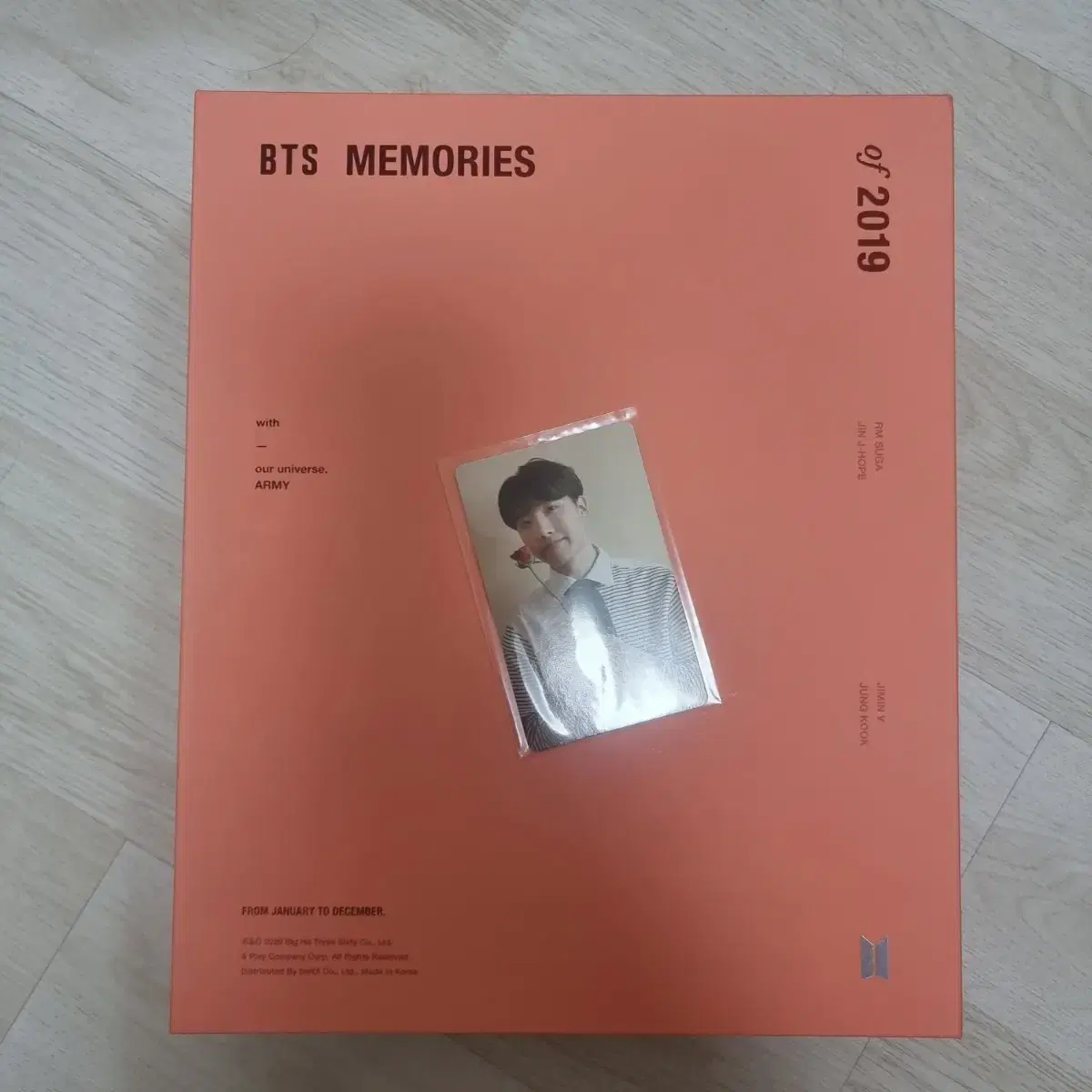 방탄 2019메모리즈 2019 MEMORIES dvd 포카포함