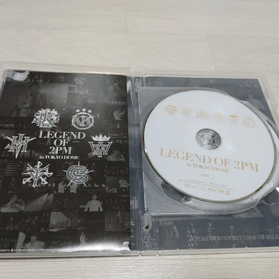 LEGEND OF 2PM in TOKYO DOME  DVD . 포토북