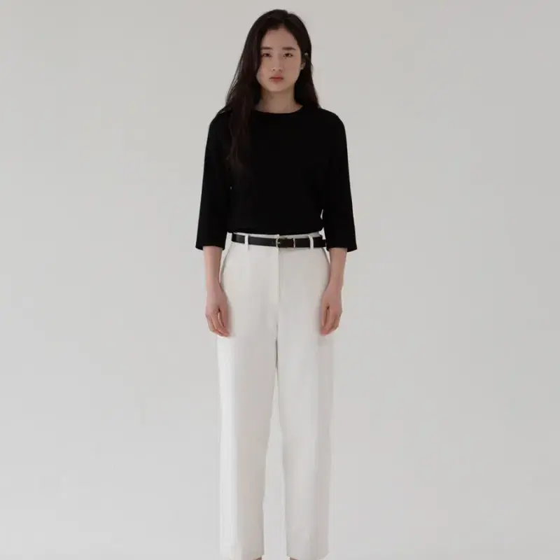 샵레터 shopletter Cotton crop pants