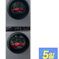 렌탈{월28900원}[위닉스]드럼세탁기 25kg+건조기17kg(그레이)