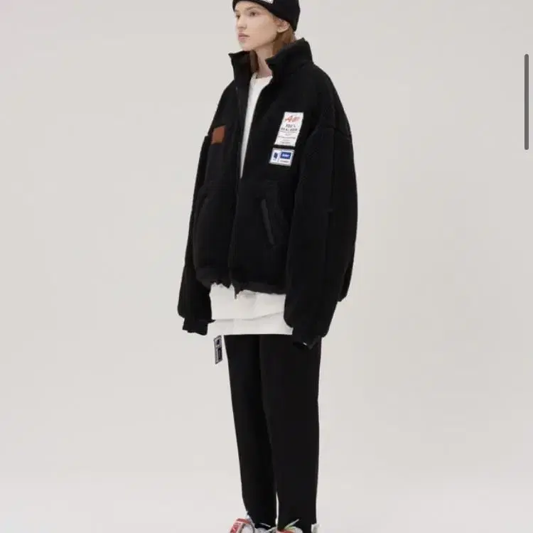 [OS]아더에러 18fw 리버시블 후리스 자켓 그린